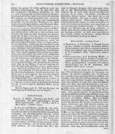 Kupfer, K. A.: Beiträge zum Forst- und Jagdwesen. Leipzig: Glück 1827