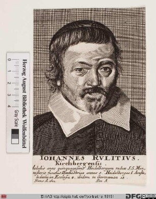 Bildnis Johann Rulitz (Rulitius)
