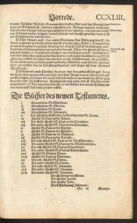 Die Bücher des newen Testaments.