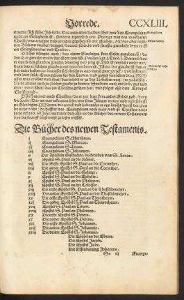 Die Bücher des newen Testaments.