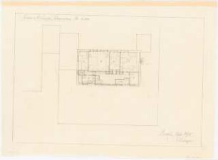 Garten Allinger, Berlin-Dahlem: Haus Allinger: Grundriss Obergeschoss 1:100