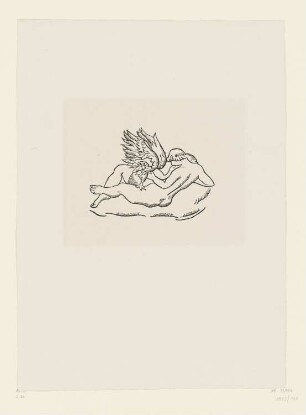 Leda, aus: Ovid, "Kunst des Liebens", Lausanne 1935, S. 81