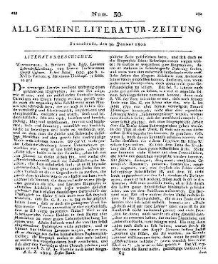 Gessner, G.: Johann Kaspar Lavater's Lebensbeschreibung. Bd. 1. Von seinem Tochtermann. Winterthur: Steiner 1802