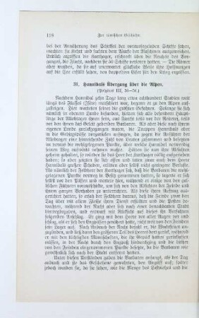31. Hannibals Übergang über die Alpen