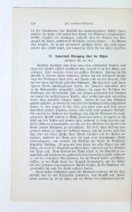 31. Hannibals Übergang über die Alpen