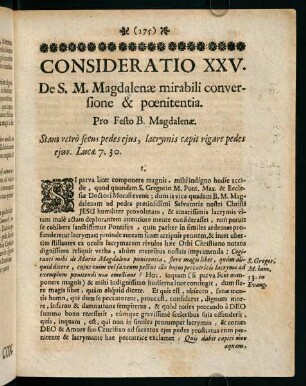 175-185, Consideratio XXV.