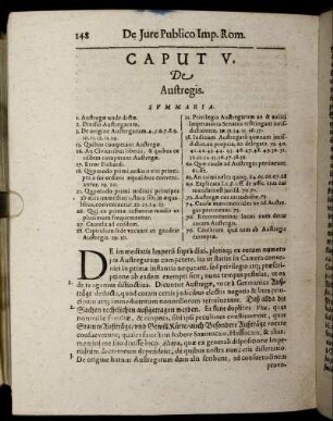 Caput V. De Austregis