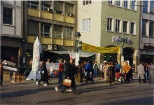 Protestaktion gegen den 2. Golfkrieg