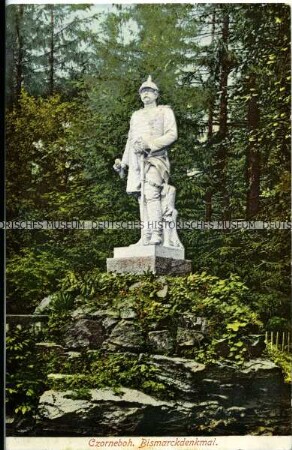 Das Bismarckdenkmal auf dem Czorneboh