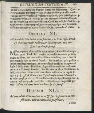 Decisio XLI - LX