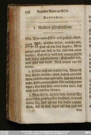 1. Wahres Christenthum.