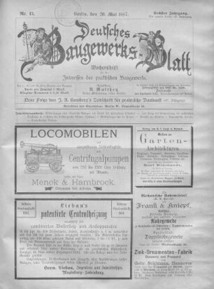 47. Jahrgang. No. 15.