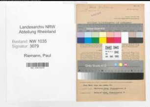 Entnazifizierung Paul Riemann , geb. 30.12.1902 (Steiger)