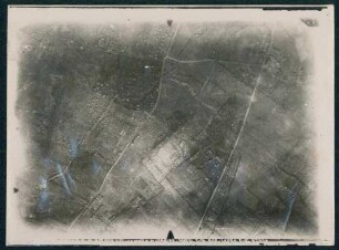Foto des Geländes südlich von Elzenwalle südwestlich von Ypern (Luftbild)