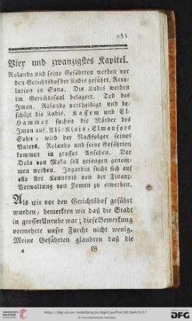 Vier und zwanzigstes Kapitel