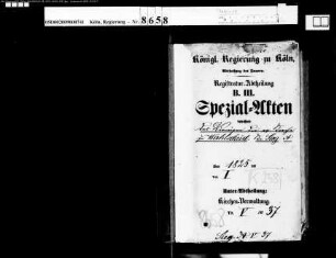 Das evangelische Gemeindevermögen zu Wahlscheid