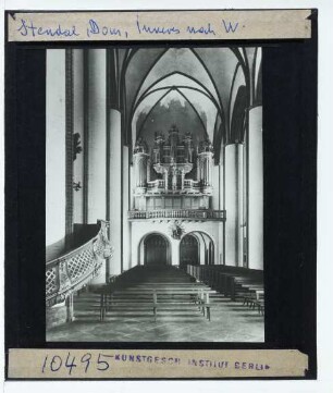 Stendal, St. Nikolaus (Dom) : Innenansicht, Blick nach W