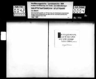 Korrespondenz mit Mitarbeitern