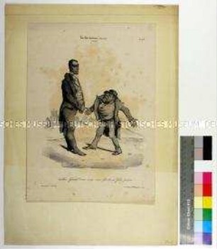 Karikatur auf Arthur Wellesley Duke of Wellington