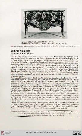 Berliner Auktionen, [3]