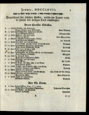 Jenner, MDCCLXVIII