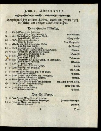 Jenner, MDCCLXVIII
