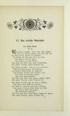 VI. Das deutsche Vaterland