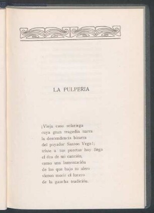 La Pulpería