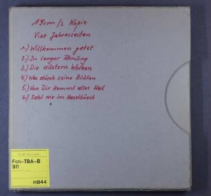 Vier Jahreszeiten : [Ausschnitte]