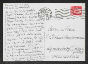 Brief von Julie Elias an Margarete Hauptmann und Gerhart Hauptmann