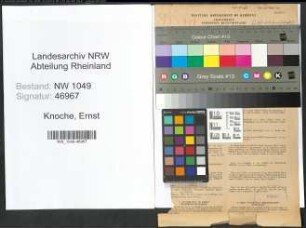 Entnazifizierung Ernst Knoche , geb. 16.08.1909 (Arzt)