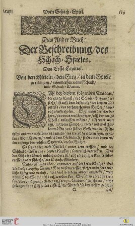 Das erste Kapittel
