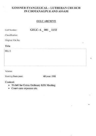 BILLS