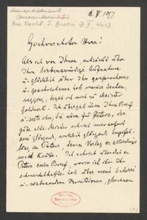 Brief an Ferruccio Busoni : 18.05.1897
