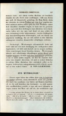 Zur Mythologie.