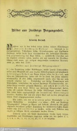 Bilder aus Freibergs Vergangenheit