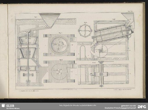Taf. VII. [Fig. 1 - 6]