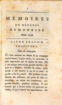 Mémoires Du Général Dumouriez, 2