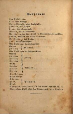 Ferdinand Raimund's sämmtliche dramatische und poetische Werke. Th. 3