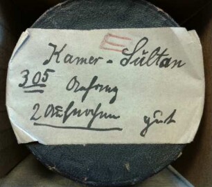 "Kamer Sultan"