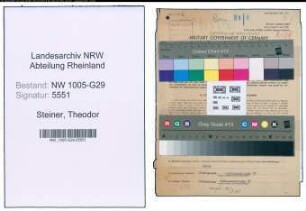 Entnazifizierung Theodor Steiner , geb. 01.06.1906 (Bahninspektor)
