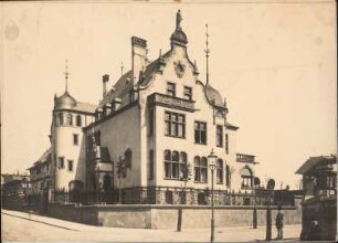 Villa Richard Riedel, Halle/Saale: Ansicht der Fassade