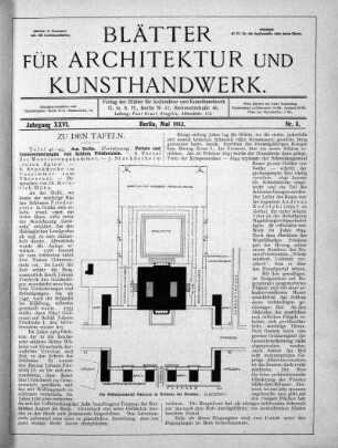 No 5, Mai 1913