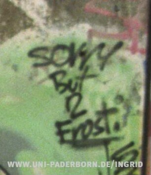 sorry But 2 Frost.