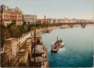 London. Thames Embankment