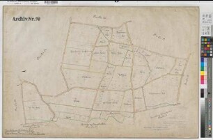 Neuenkirchen (Neuenkirchen), Rheine l.d.Ems (Rheine), Zusammenlegung Catenhorn, Urkarte II Rheine l.d.Ems Flur 25