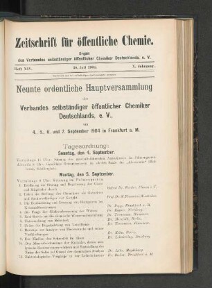 Heft XIV. 30. Juli 1904.