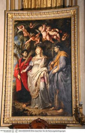 Die Heiligen Domitilla, Nereus und Achilleus