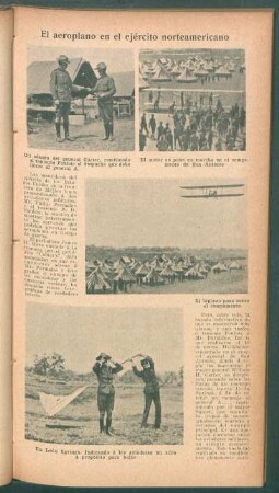 El aeroplano en el ejército norteamericano