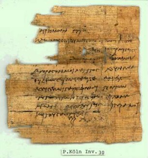 Inv. 00030, Köln, Papyrussammlung